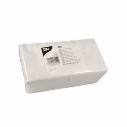 Papstar 82554, Blanc, Mouchoir en papier, Monochromatique, 34 g/m², 250 mm, 250 mm