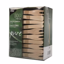 Papstar 82557, Bois, Naturel, 121 mm, 500 pièce(s)