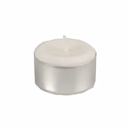 Papstar 82674 bougie en cire Cylindre Blanc 100 pièce(s)