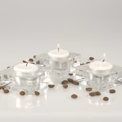 Papstar 82674 bougie en cire Cylindre Blanc 100 pièce(s)