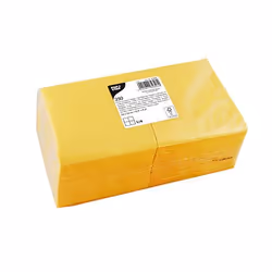 Papstar 82896, Jaune, Mouchoir en papier, Monochromatique, 46 g/m², 240 mm, 240 mm