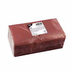 Papstar 82899, Bordeaux, Mouchoir en papier, Monochromatique, 46 g/m², 240 mm, 240 mm