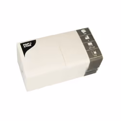 Papstar 82906, Blanc, Mouchoir en papier, Monochromatique, 49 g/m², 240 mm, 240 mm