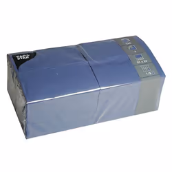 Papstar 84576, Bleu, Mouchoir en papier, Monochromatique, 46 g/m², 330 mm, 330 mm