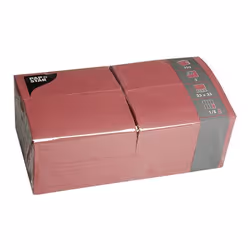 Papstar 84577, Bordeaux, Mouchoir en papier, Monochromatique, 46 g/m², 330 mm, 330 mm