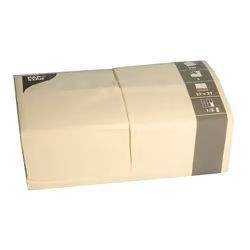 Papstar 84579, Crème, Mouchoir en papier, Monochromatique, 46 g/m², 330 mm, 330 mm
