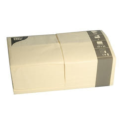 Papstar 84579 serviette et serviette de table en papier Mouchoir en papier Crème 250 pièce(s)