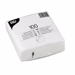 Papstar 81451, Blanc, Mouchoir en papier, 17 g/m², 330 mm, 330 mm, 1,9 g