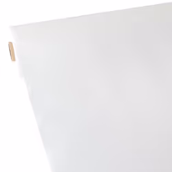 Papstar 84949, Rectangulaire, Blanc, Synthétique, Nappe de table, 90 x 4000 cm, 1,76 kg
