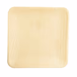 Papstar pure, Assiette, Carré, Feuille de palmier, Monochromatique, 25 pièce(s), DIN EN 13432