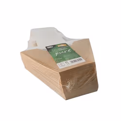 Papstar 85690 boite de stockage de nourriture jetable Carton Marron