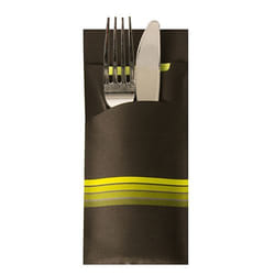 Papstar 86702 sac en papier Noir, Citron vert