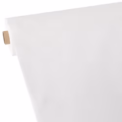 Papstar 86826, Rectangulaire, Blanc, Polypropylène (PP), Nappe de table, 118 x 4000 cm, 1 pièce(s)