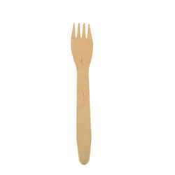 Papstar 86940 fourchette jetable Bois 500 pièce(s)
