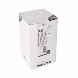 Papstar 87361 serviette et serviette de table en papier Mouchoir en papier Blanc 100 pièce(s)