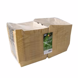 Papstar 87493 boite de stockage de nourriture jetable Carton Beige