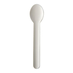 Papstar 88067 Cuillère jetable Cuillère à soupe jetable Papier Blanc 100 pièce(s)