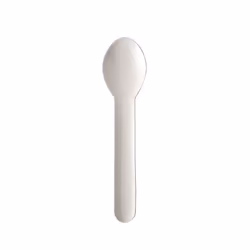 Papstar 88068, Cuillère à café jetable, Papier, Blanc, FSC, 130 mm, 4,8 g