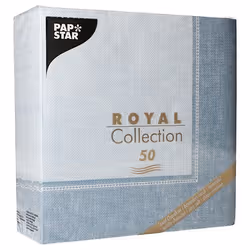 Papstar 88358 serviette et serviette de table en papier Mouchoir en papier Bleu 50 pièce(s)