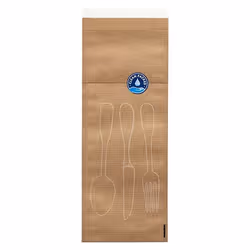 Papstar 88593, Marron, Rectangle, 250 pièce(s), 260 mm, 100 mm