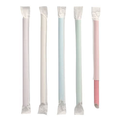 Papstar 88852 paille jetable 200 pièce(s) Couleurs assorties