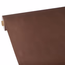 Papstar 84948, Rectangulaire, Marron, Synthétique, Nappe de table, 118 x 2500 cm, 2,03 kg