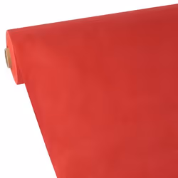 Papstar 84952, Rectangulaire, Rouge, Synthétique, Nappe de table, 90 x 4000 cm, 1,76 kg