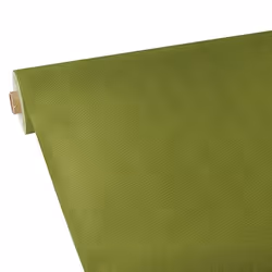 Papstar 84939, Rectangulaire, Olive, Synthétique, Nappe de table, 118 x 2500 cm, 2,03 kg