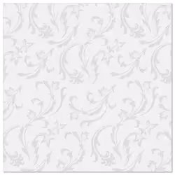 Papstar 84994, Blanc, Mouchoir en papier, Motif, 54 g/m², 400 mm, 400 mm