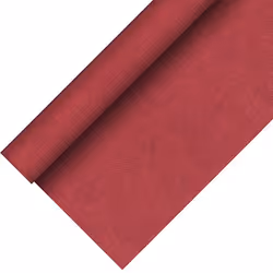 Papstar 85776, Rectangulaire, Bordeaux, Viscose, Nappe de table, 118 x 2000 cm, 2,36 kg