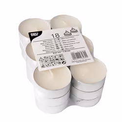 Papstar 85739, Rond, Blanc, 8 h, 18 pièce(s)