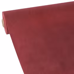 Papstar 84953, Rectangulaire, Bordeaux, Synthétique, Nappe de table, 90 x 4000 cm, 1,76 kg
