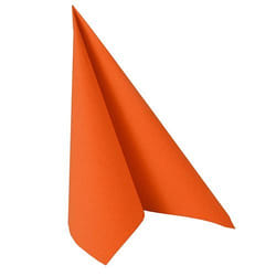 Papstar 84813 serviette et serviette de table en papier Mouchoir en papier Orange 50 pièce(s)