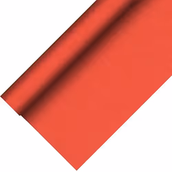 Papstar 85777, Rectangulaire, Rouge, Acide polylactique (PLA), Viscose, Nappe de table, 118 x 2000 cm, 1 pièce(s)