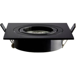 Heitronic 500596 DL7801 Luminaire à LED encastrable LED GU10, GU5.3 8 W noir