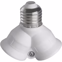 enquête Boîtier en plastique PBT rose De 1 x culot E27 sur 2 x culot E27 Puissance maximale 60W Adapté pour une utilisation à ...
