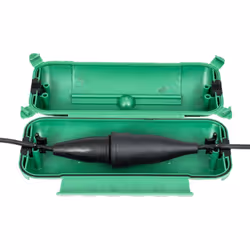 Boîtier de connexion Heitronic 21045 vert