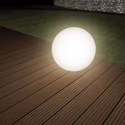 Lampe décorative solaire Heitronic Boule 35419 LED 0.2 W N/A blanc 1 pc(s)