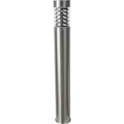 Lampadaire extérieur Heitronic 36995 SATURN LED E27 acier inoxydable
