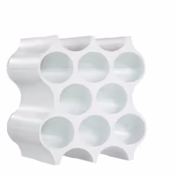 koziol SET-UP, 8 bouteille(s), Blanc, Casier à bouteilles de table