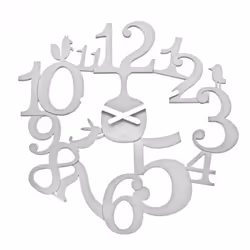 koziol 2327525, Mur, Quartz clock, Autres, Blanc, 450 mm, 32 mm