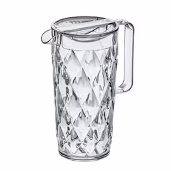 koziol CRYSTAL, Carafe, 1,6 L, Transparent, Rond, Couvercle basculant, koziol werksdesign