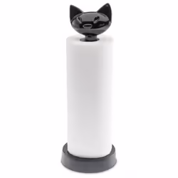 koziol 5225526, Support de papier toilette sur table, Noir, Thermoplastique, 128 mm, 128 mm, 369 mm