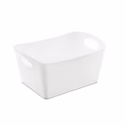 koziol Boxxx S, Panier de rangement, Blanc, Rectangulaire, Plastique, Monochromatique, Intérieure