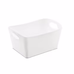 koziol BOXXX M, Panier de rangement, Blanc, Rectangulaire, Plastique, Monochromatique, Universel