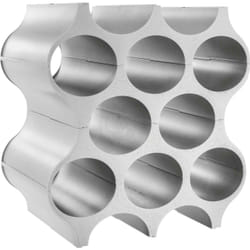 koziol 3596670 porte-bouteilles 8 bouteille(s) Plastique Gris