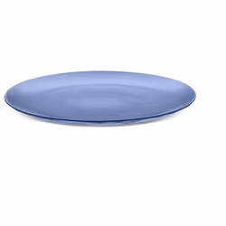 koziol 4005671, Assiette de dîner, Rond, Plastique, Bleu, 26 cm, 18 mm