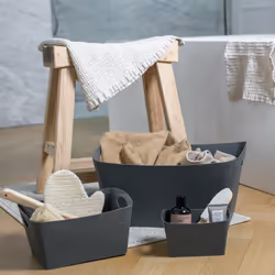koziol BOXXX S Boîte de rangement Rectangulaire Plastique recyclé Gris