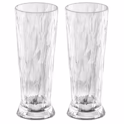 koziol 4418535, Verre à bière, 500 ml, Transparent, Verre, 8,5 cm, 216 mm