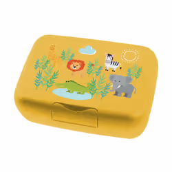 koziol 1424681, Boîte de rangement alimentaire, Enfant, Jaune, Image, Rectangulaire, Garçon/Fille